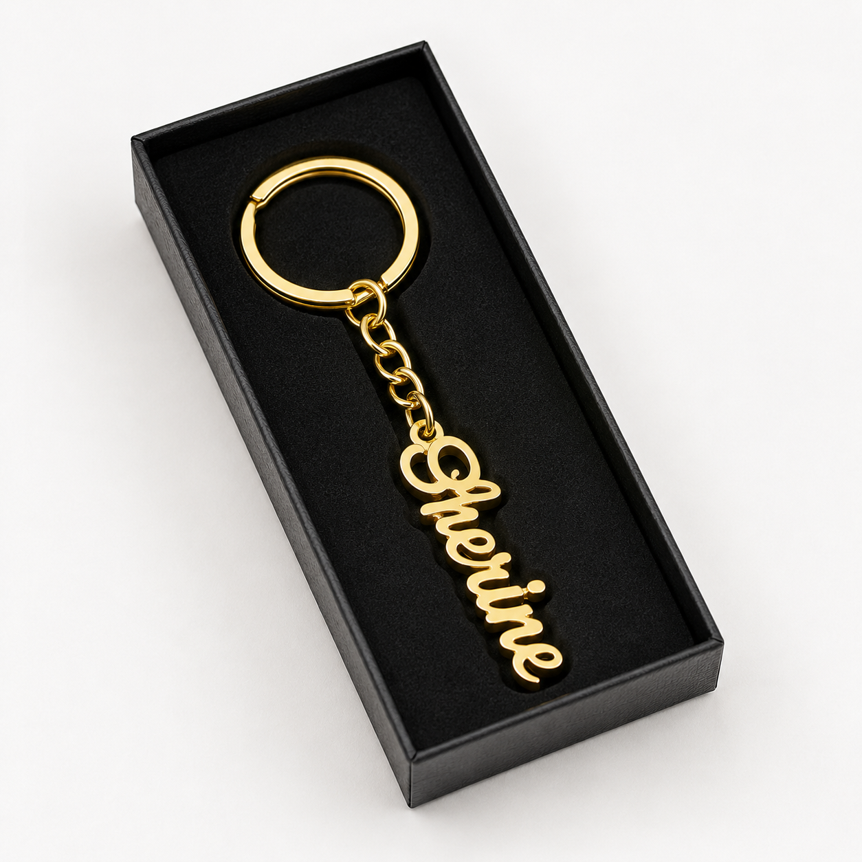 Personalized Signature Name Keychain