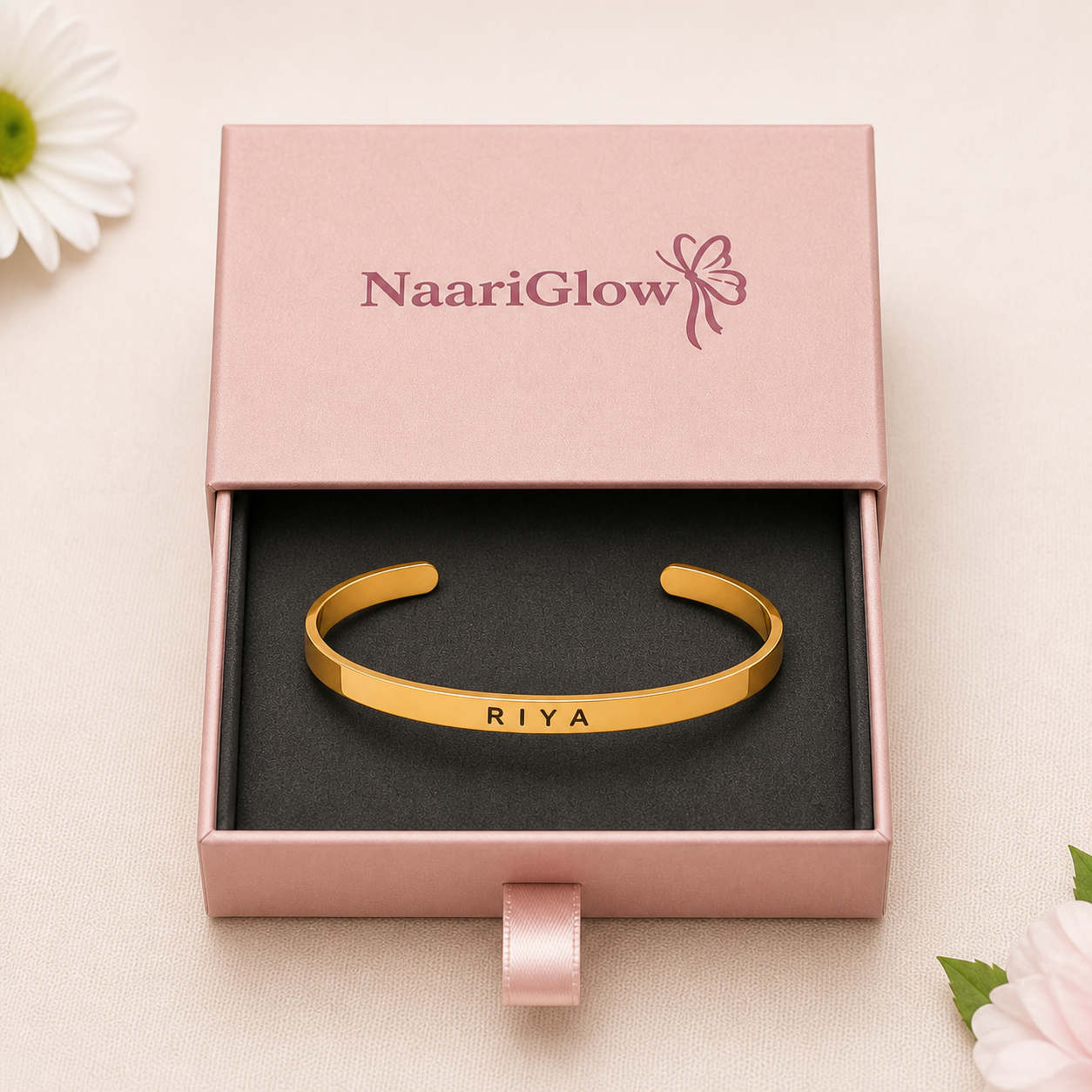 Personalized Engraved Name Kada