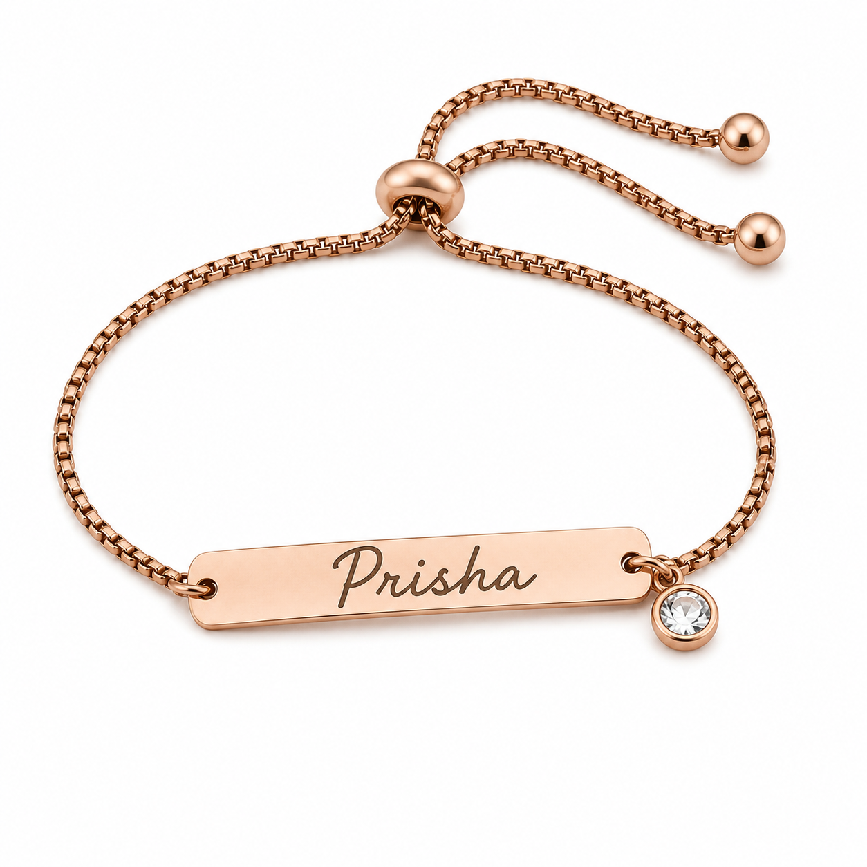 Personalized Crystal Name Bracelet