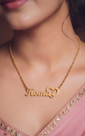 Personalized Heart Name Necklace