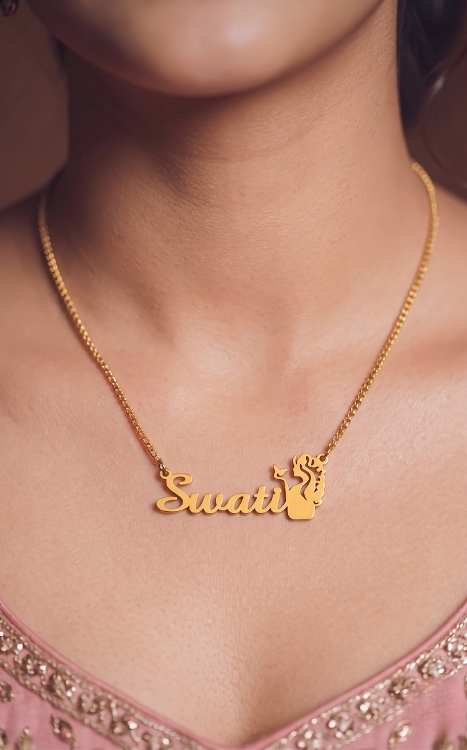 Personalized Angel Name Necklace