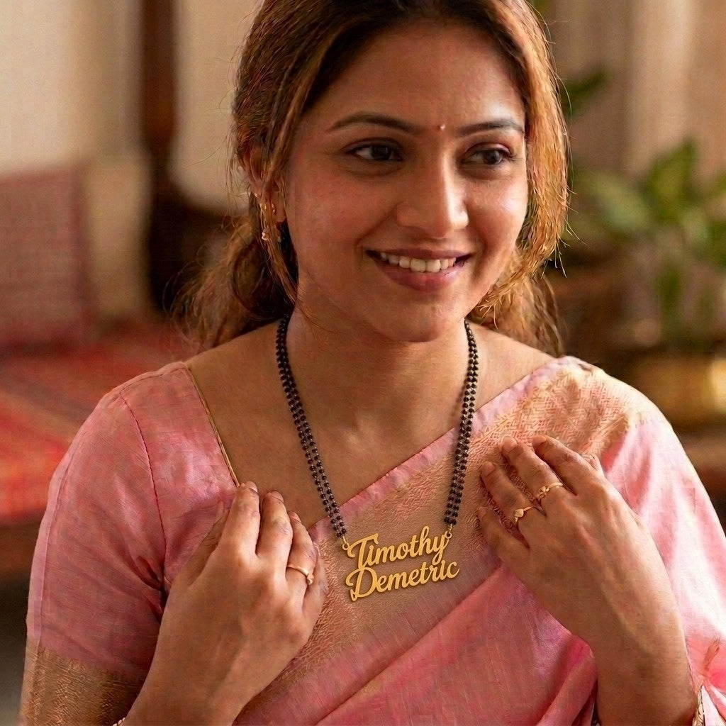 Personalized Double Name Mangalsutra