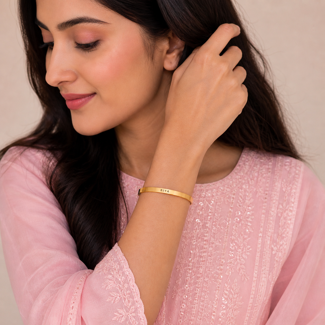 Personalized Engraved Name Kada
