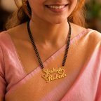 Personalized Couple Name Heart Mangalsutra