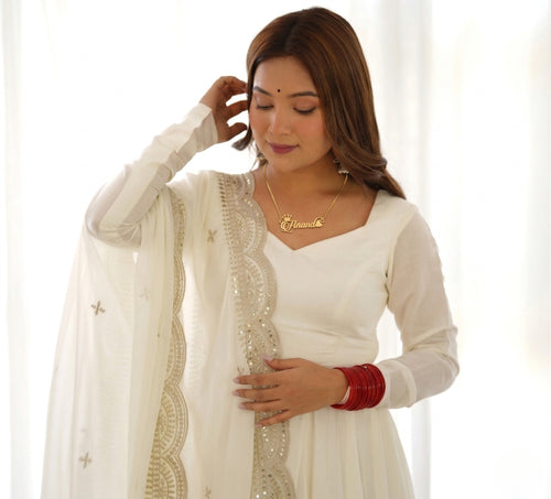 Custom Crown Name Necklace (Gold Finish)