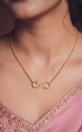 Personalized Infinity Arrow Name Necklace