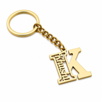 Personalized Initial Letter Keychain