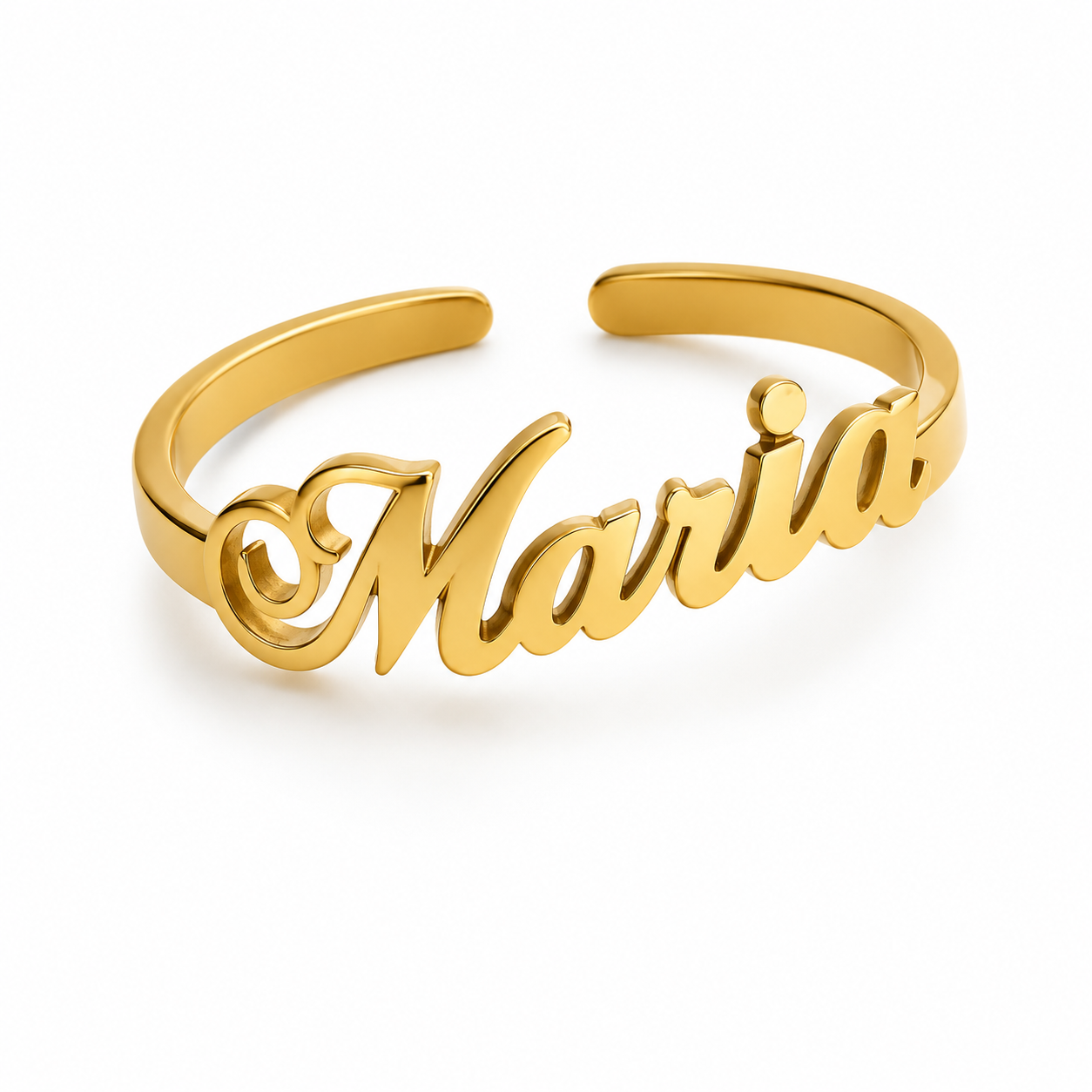 Personalized Name Open Ring