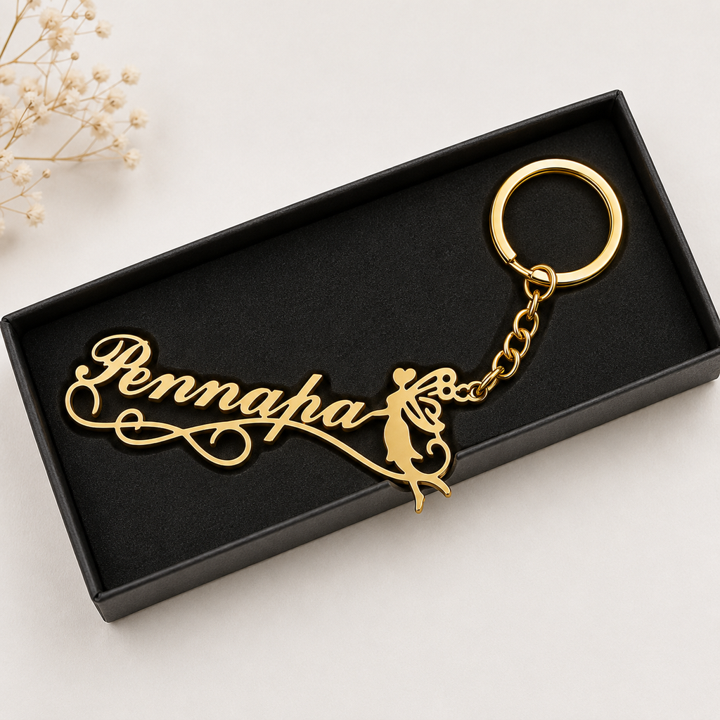 Personalized Fairy Name Keychain