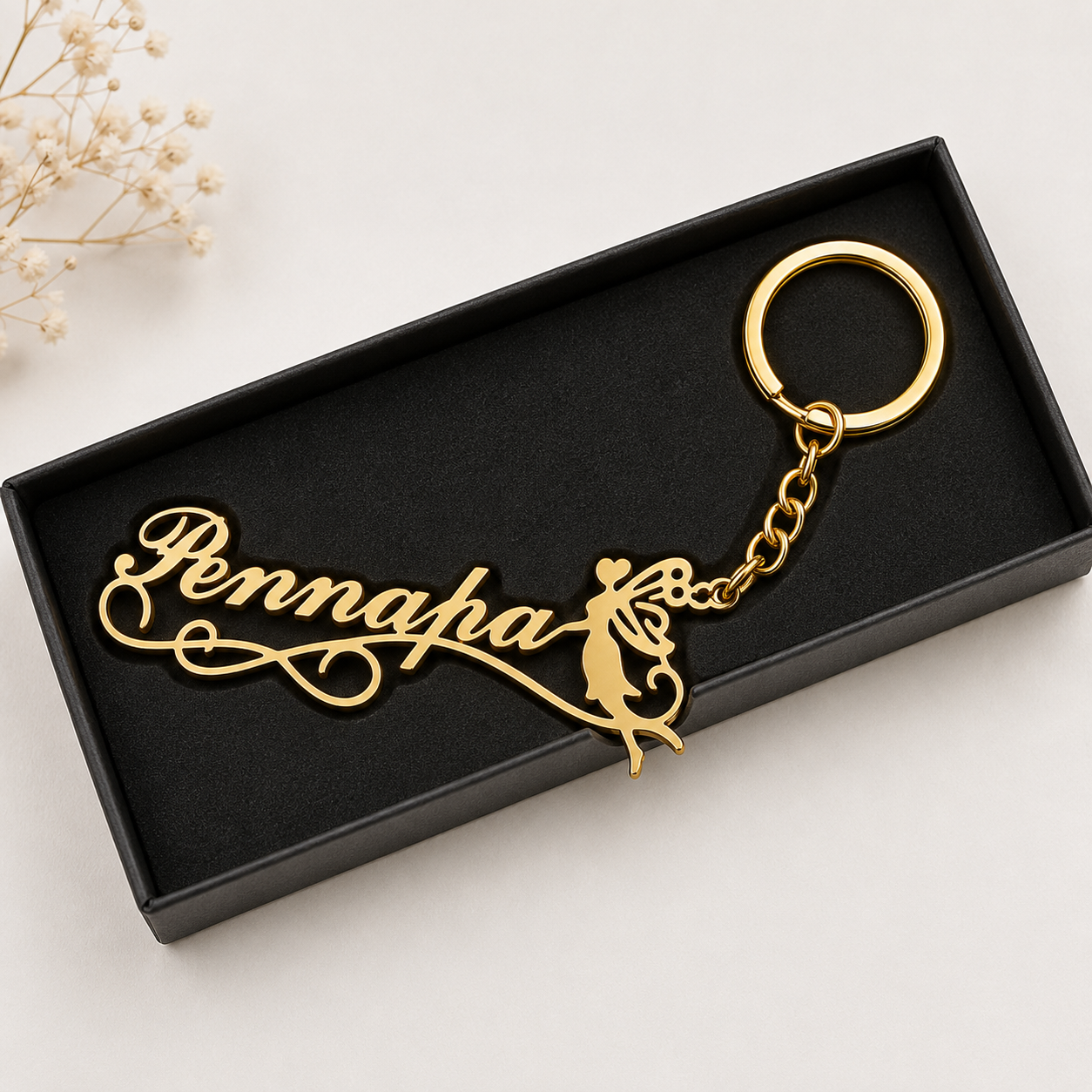 Personalized Fairy Name Keychain
