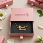Personalized Couple Name Heart Necklace