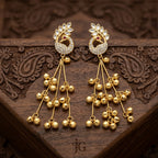 Royal Peacock Kashmiri Ghungroo Dangler Earrings