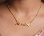 Personalized Butterfly Name Necklace