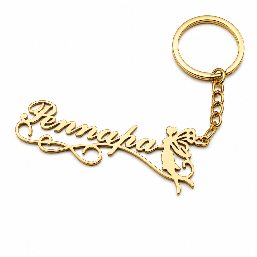 Personalized Fairy Name Keychain