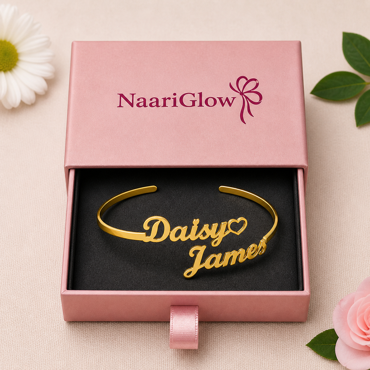 Personalized Couple Name Kada
