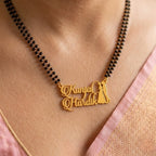 Customized Couple Silhouette Name Mangalsutra