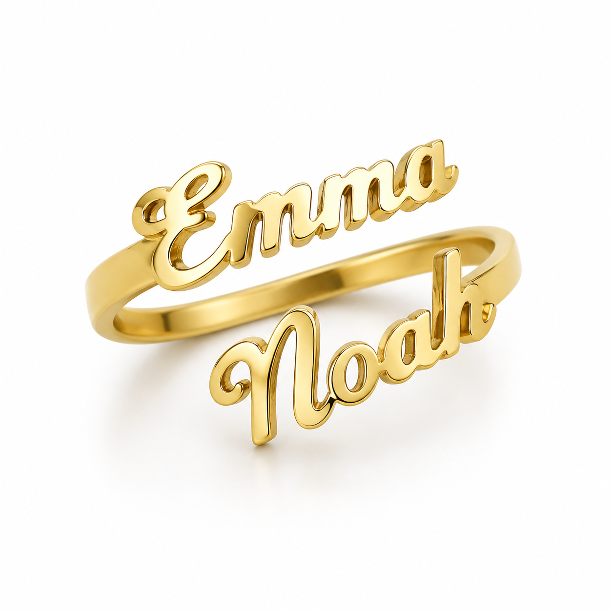 Personalized Couple Name Ring