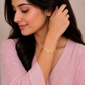 Personalized Double Band Name Kada