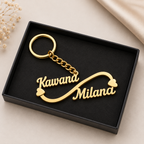 Personalized Infinity Name Keychain