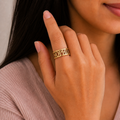 Personalized Name Open Ring