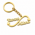Personalized Infinity Name Keychain