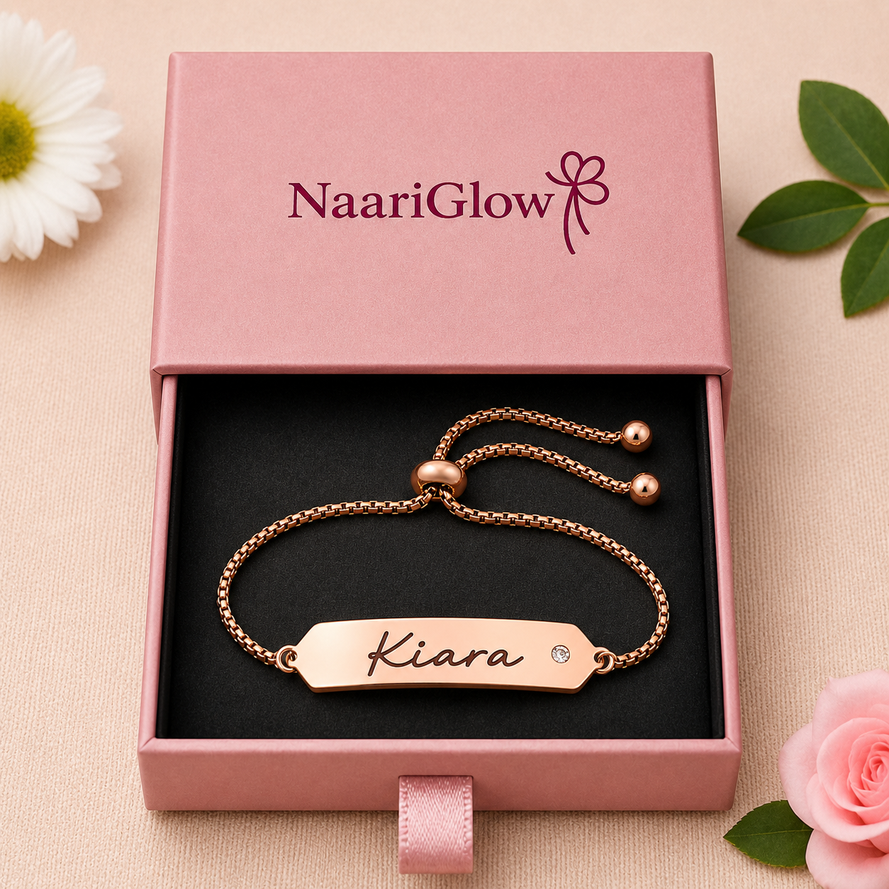 Personalized Adjustable Name Bracelet