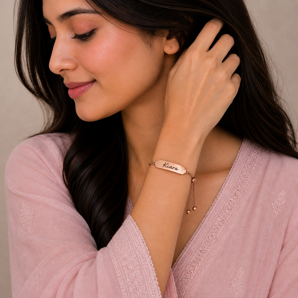 Personalized Adjustable Name Bracelet