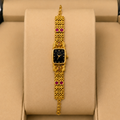 Gold-Tone Traditional Bracelet Watch For Women and Girls