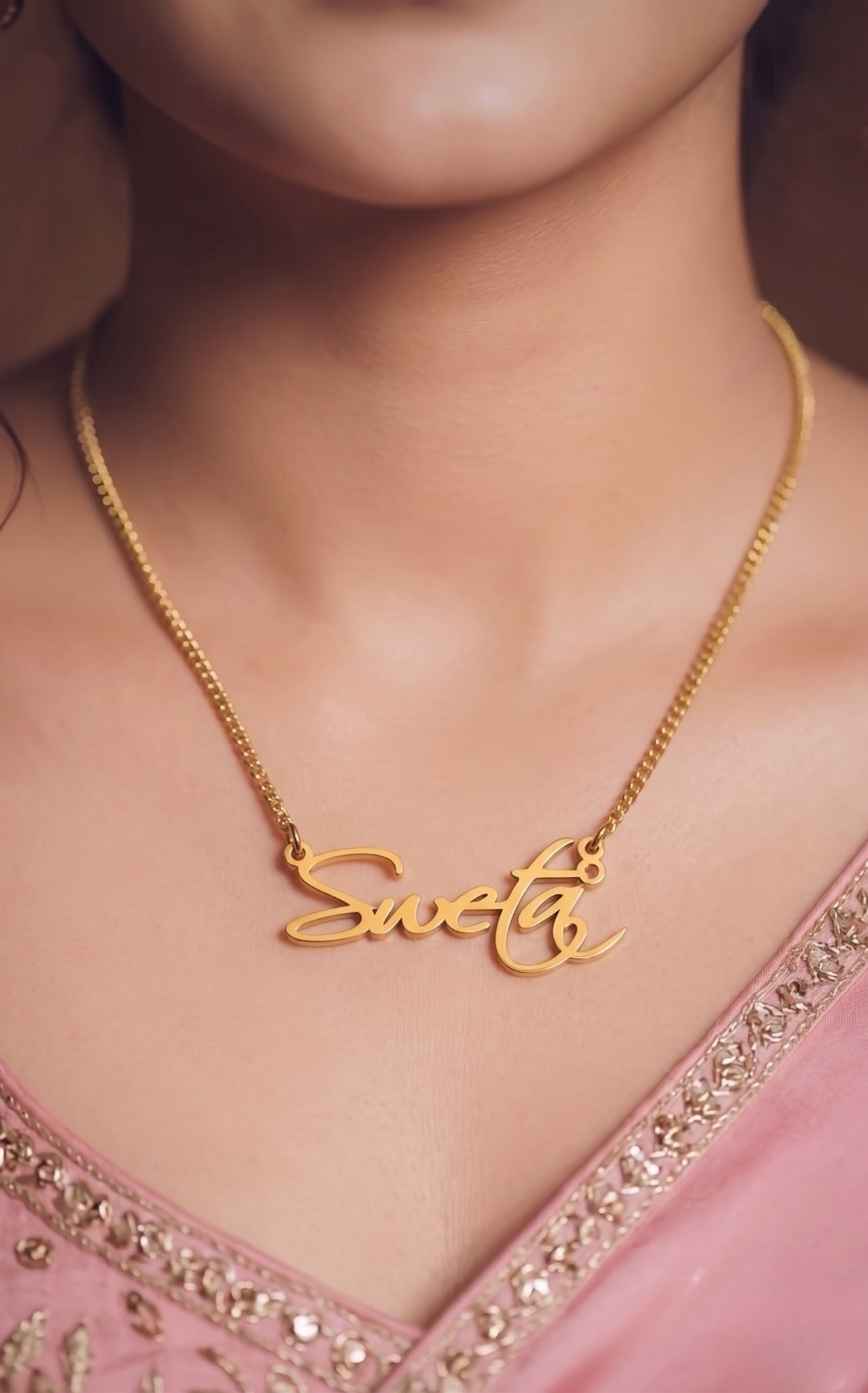 Personalized Single Name Necklace